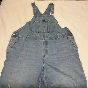 Straight leg overalls